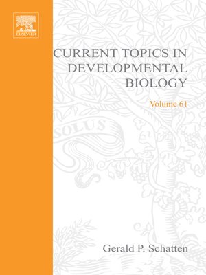 cover image of Current Topics in Developmental Biology